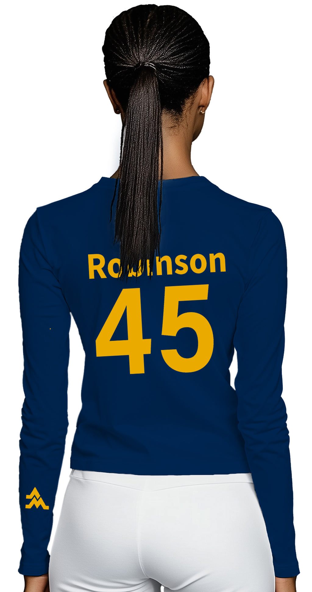 Licensed Unisex WVU Blue | Cooling Performance Long Sleeve Tee | “Maurice Mo Robinson” by Sassy Foot Fashion