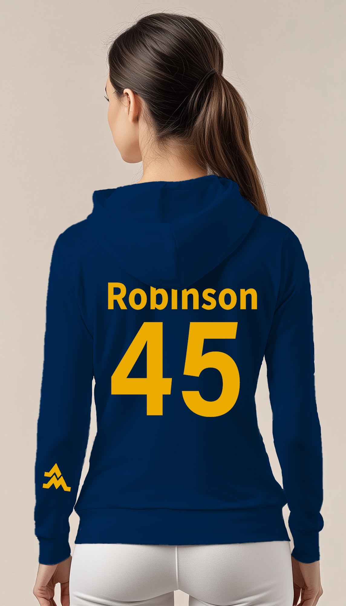Licensed WVU Blue Hoodie | “Maurice Mo Robinson” by Sassy Foot Fashion