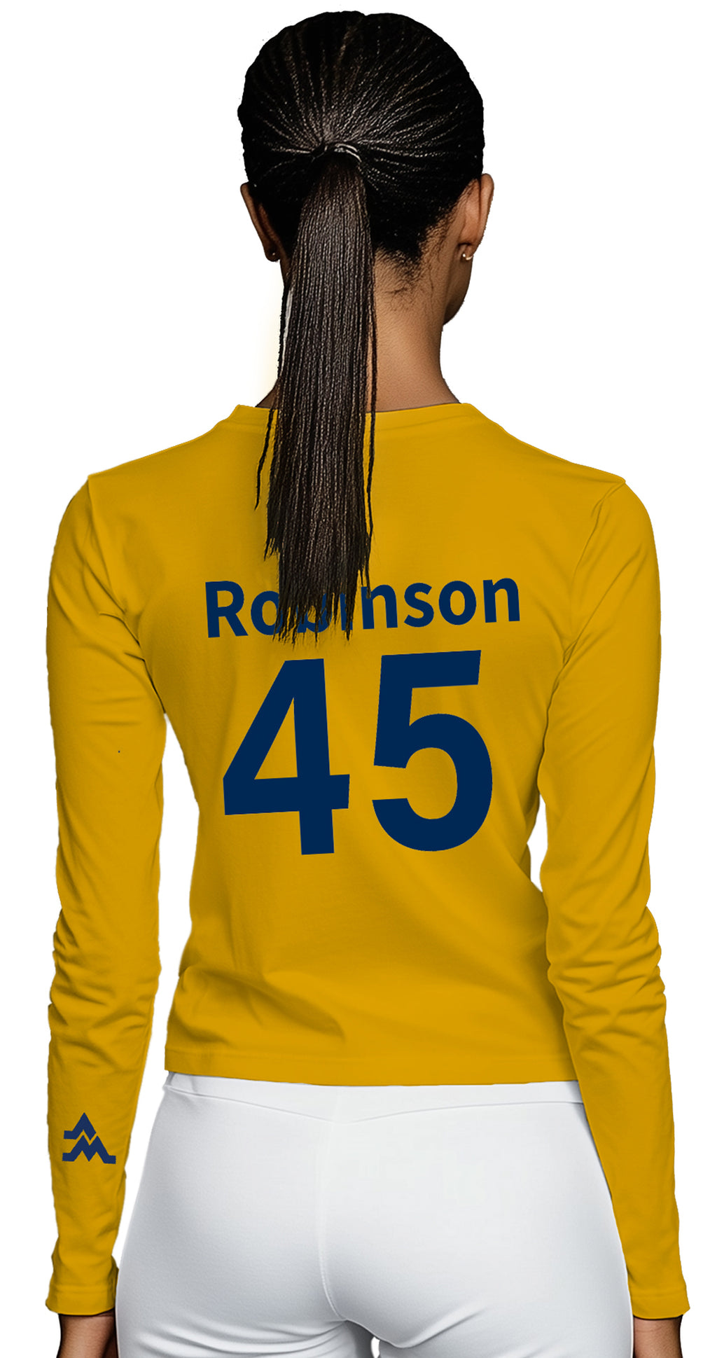 Licensed Unisex WVU Gold | Cooling Performance Long Sleeve Tee | “Maurice Mo Robinson” by Sassy Foot Fashion