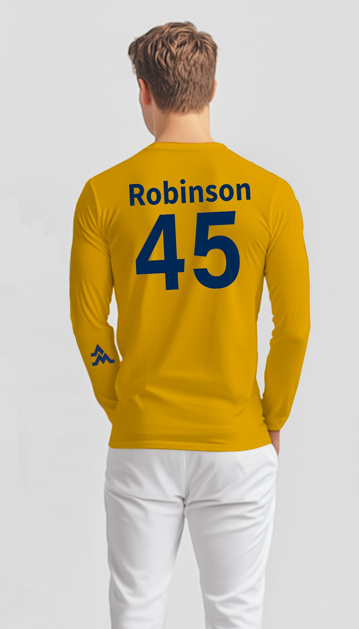 Licensed Unisex WVU Gold | Cooling Performance Long Sleeve Tee | “Maurice Mo Robinson” by Sassy Foot Fashion