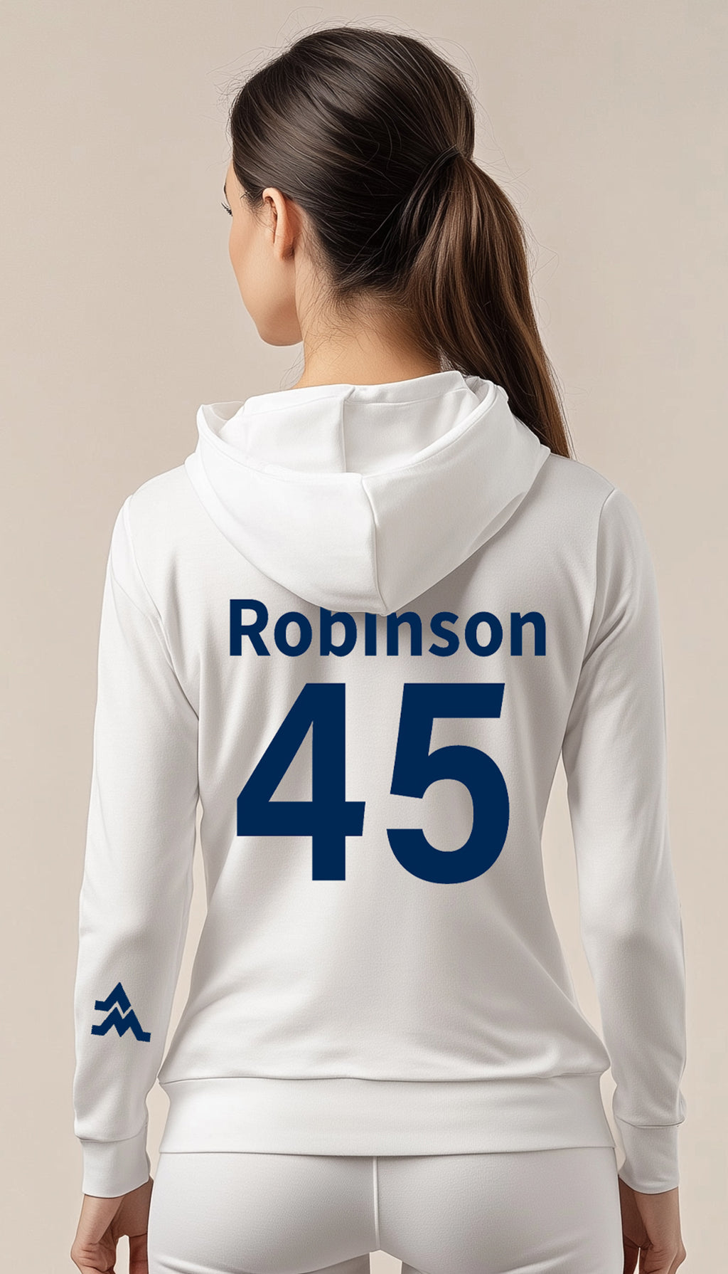 Licensed WVU White Hoodie | “Maurice Mo Robinson” by Sassy Foot Fashion