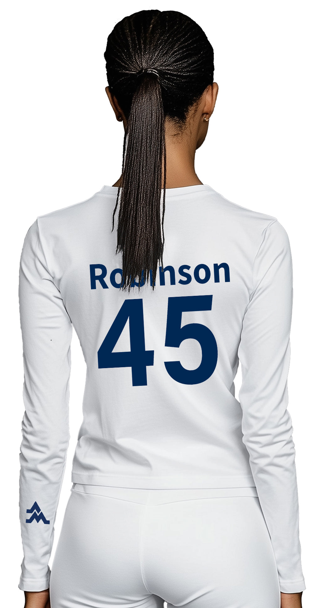 Licensed Unisex WVU White | Cooling Performance Long Sleeve Tee | “Maurice Mo Robinson” by Sassy Foot Fashion